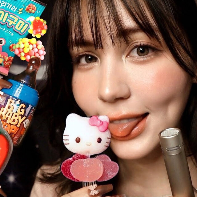 ASMR Satisfying Candy Munchin - Intense Mouth Sounds with Super Sensitive Mics!