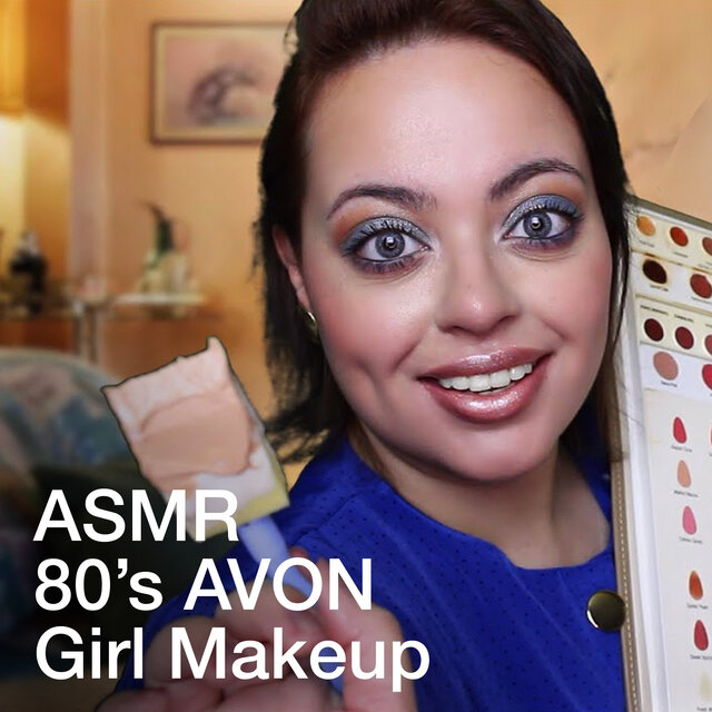 80s AVON Girl Does Your Makeup - ASMR RP