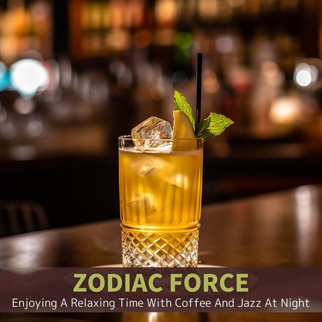 Enjoying a Relaxing Time with Coffee and Jazz at Night