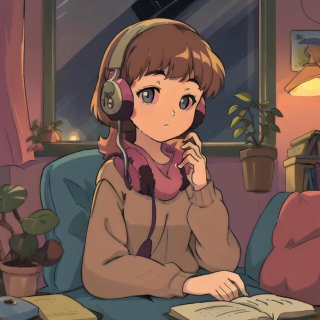 Waves of Calm: Study with Lofi