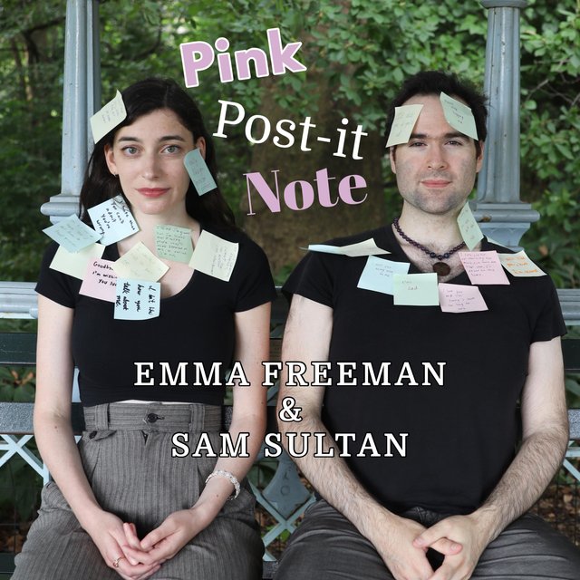 Pink Post-it Note