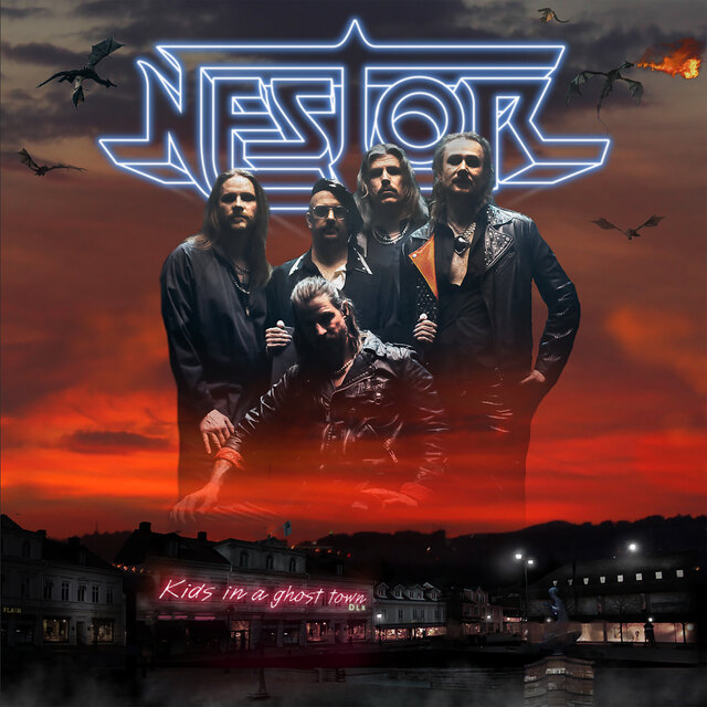 Cover art for album Kids in a ghost town (Deluxe Version) by Nestor