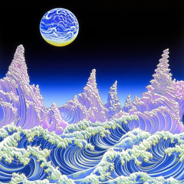Hungry Majestic Waves