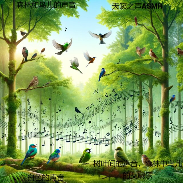树叶间的声音，森林中鸟儿的交响乐