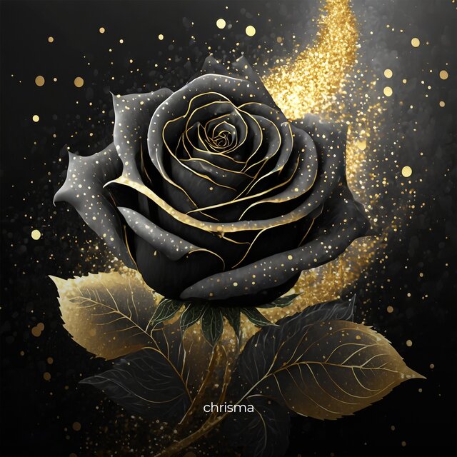 Schwarze Rose