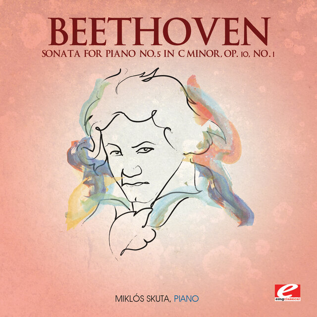 Cover art for album Beethoven: Sonata for Piano No. 5 in C Minor, Op. 10, No. 1 (2013 Remastered Version) by Miklós Skuta