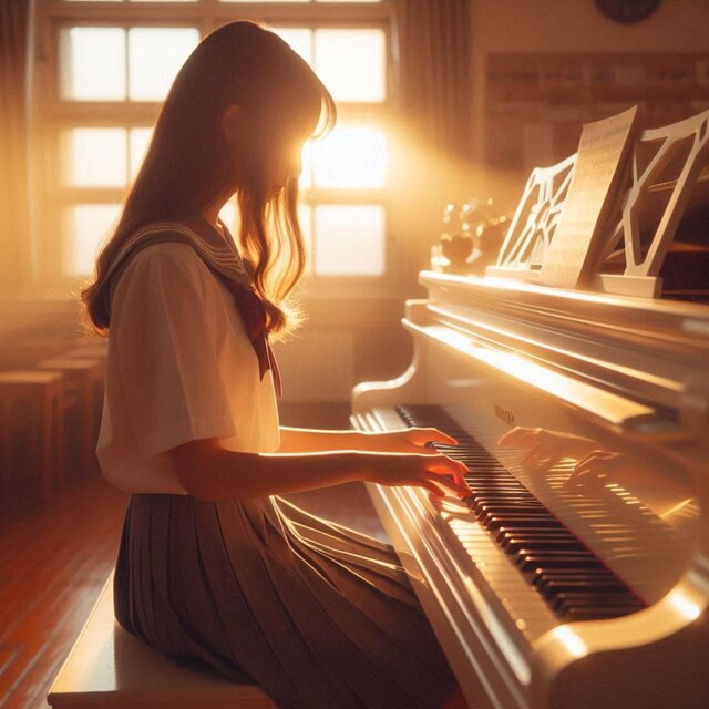 青春の一ページを彩るピアノソロBGM 学園祭BGM