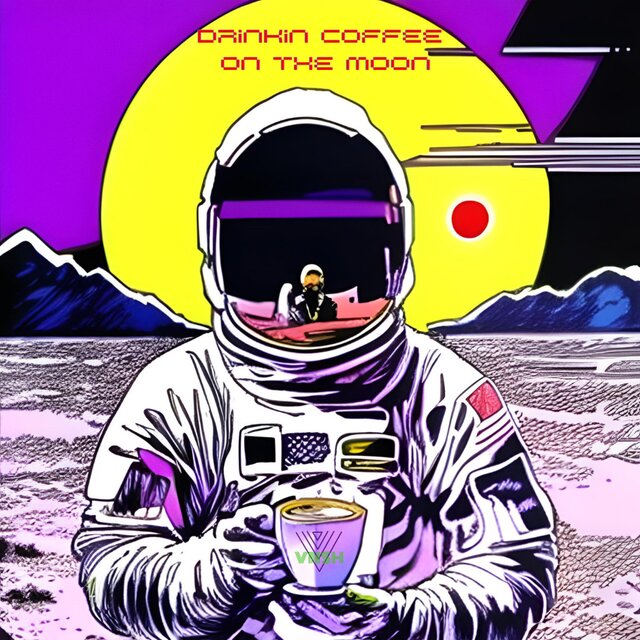 Drinkin Coffee On The Moon