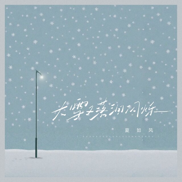 大雪又落泪闪烁