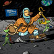 Cover art for album Moon Landing by King Jeff & The How Are Yous