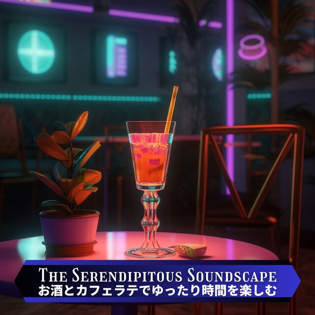 お酒とカフェラテでゆったり時間を楽しむ