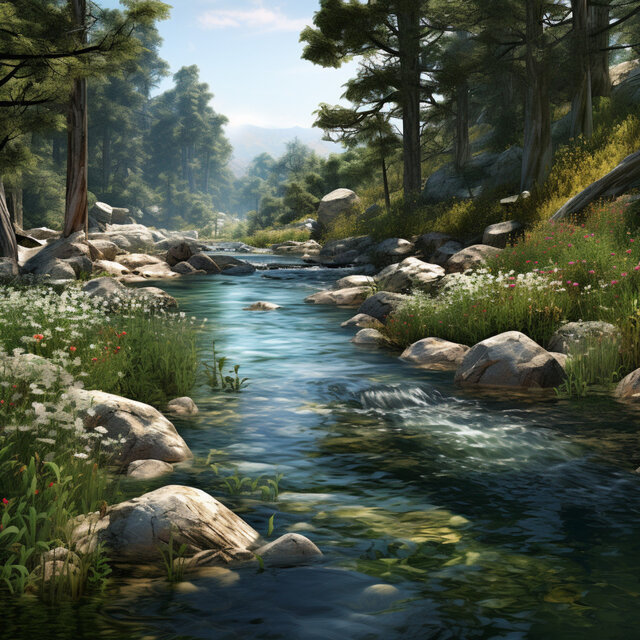 River's Gentle Lullaby: Tranquil Water Tunes