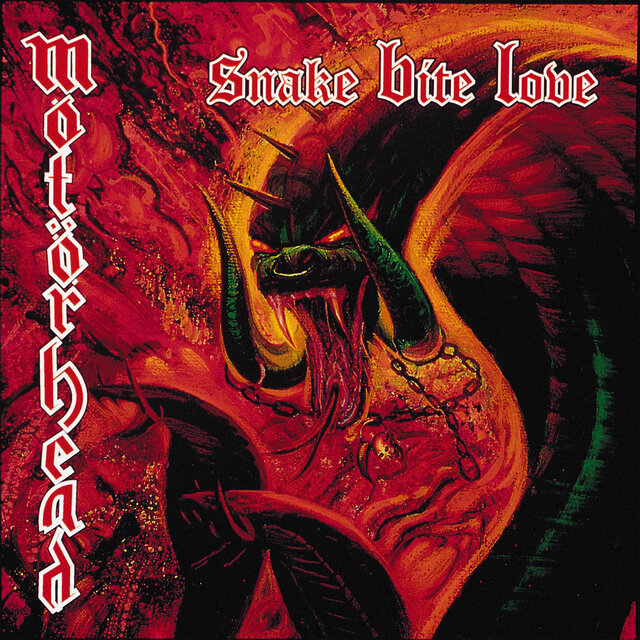 Cover art for album Snake Bite Love by Motörhead