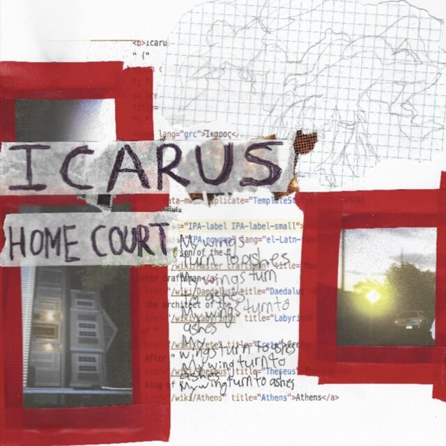Cover art for album Icarus by Home Court