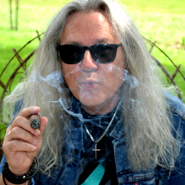 Blowing smoke