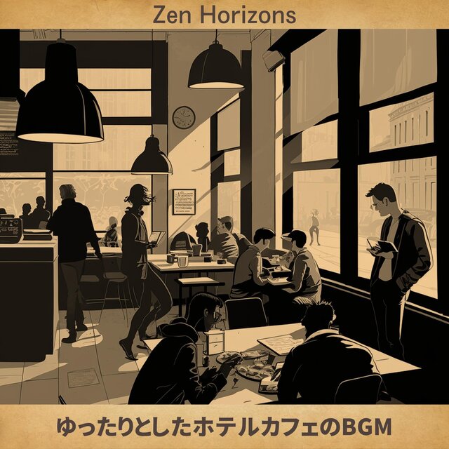 ゆったりとしたホテルカフェのbgm