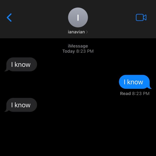 I Know