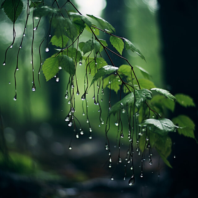 Nature's Rainfall Serenade: A Calming Acoustic Journey