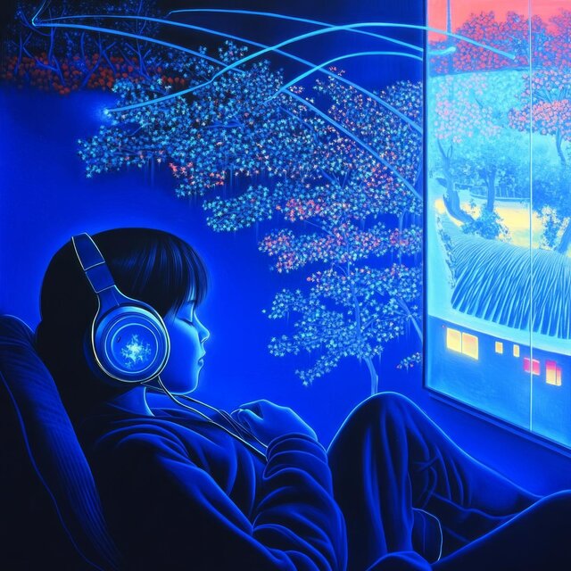 幽夜魅音：治愈星琴在森林中弹奏的幻影