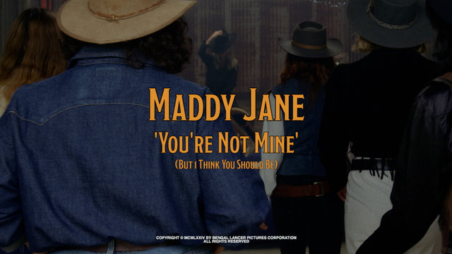 You're Not Mine (But I Think You Should Be)