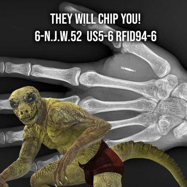 They Will Chip You! 6-N.J.W.52 US5-6 RFID94-6