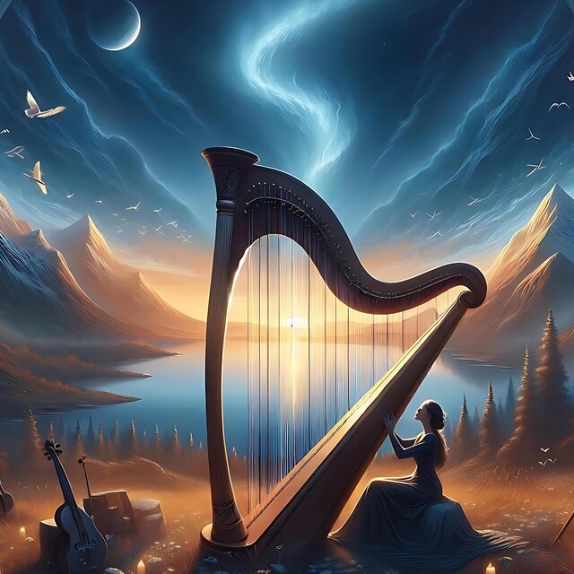 Relaxing Harp (Calm Music for Stress Relief)