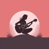 Guitarra Para Una Energía Centrada