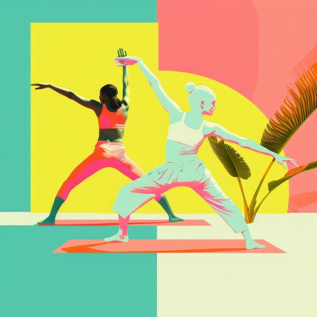 Yoga's Wandelnde Bewegung: Eine Aura der Evolution