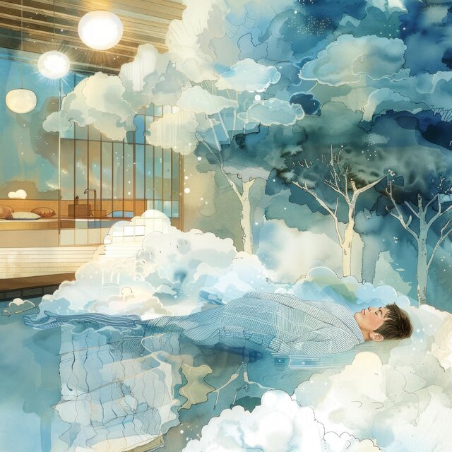 Seelische Erleuchtung im Schlaf: Spa-Meditation für die Nacht