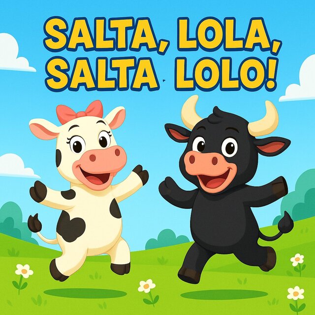 La vaca lola y el toro lolo vamos a saltar canciones infantiles