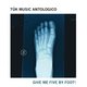 Cover art for album Give Me Five by Foot! (Tǔk Music antologico) by Various Artists