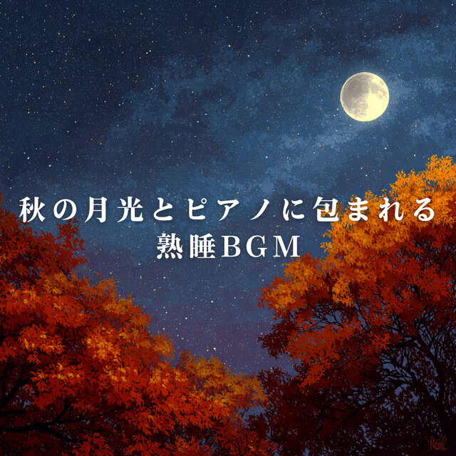 Deep-Sleep Music Wrapped in Fall Moonlight and Gentle Piano