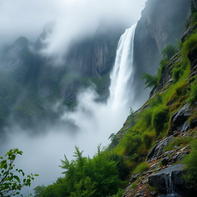 Blissful Waterfall