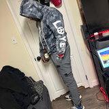 U in the back