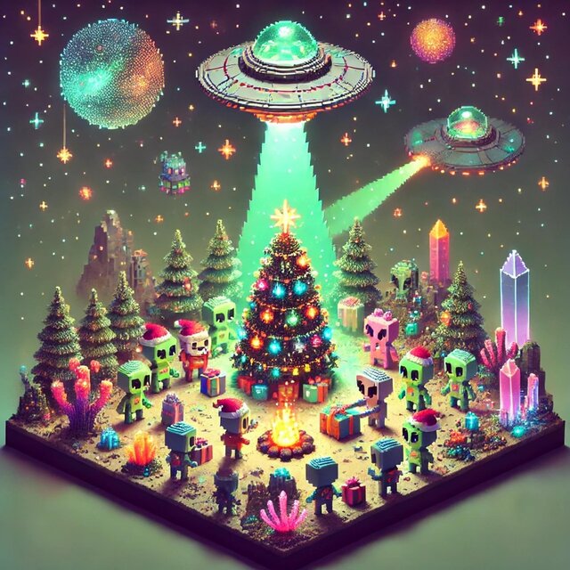 Lo-fi Extraterrestrial K-Pop EDM Christmas
