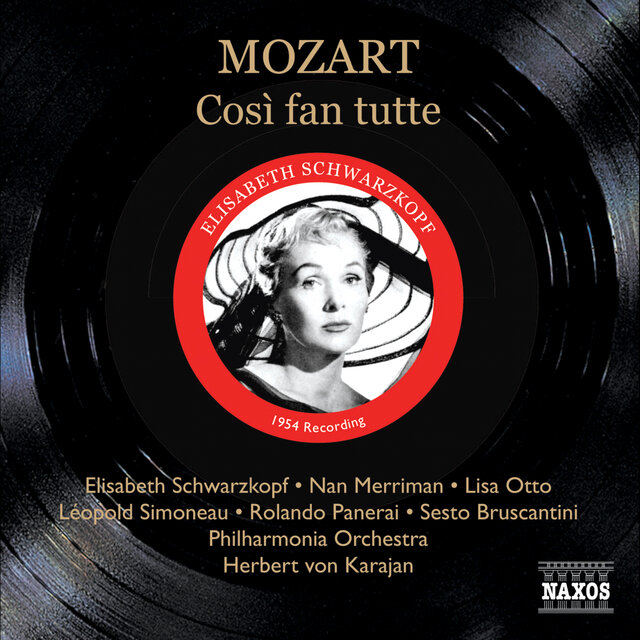 Cover art for album Mozart: Così Fan Tutte (Schwarzkopf, Otto, Karajan) (1954) by Herbert von Karajan
