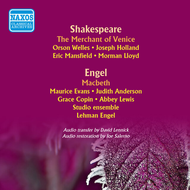 SHAKESPEARE: The Merchant of Venice  - Macbeth (1938, 1941)