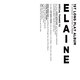 Cover art for album 1 by Elaine