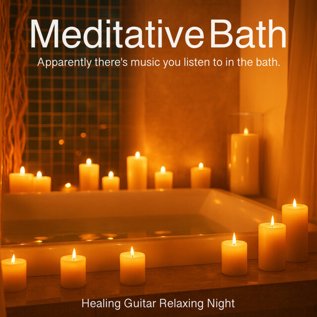 Meditative Bath: Discover Relaxing Night, the ultimate Bath Music Experience with Healing Guitar Sounds