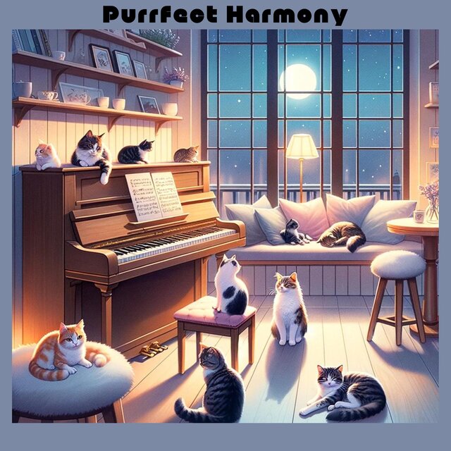 Purrfect Harmony (Moonlit Jazz Whiskers)
