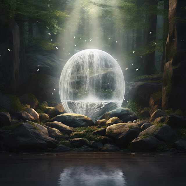 Thunder's Meditative Harmony: Resonant Music