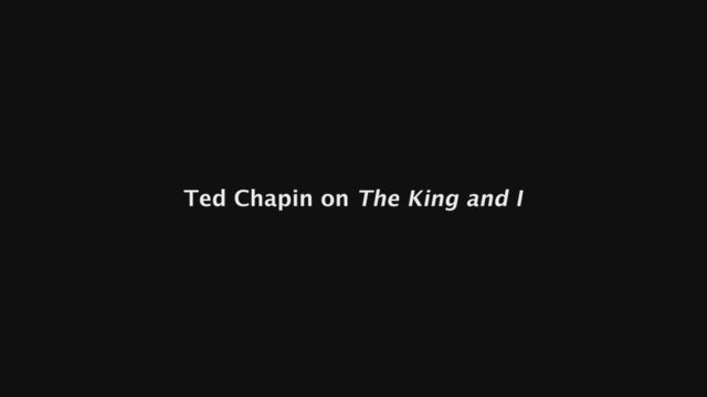 on The King and I