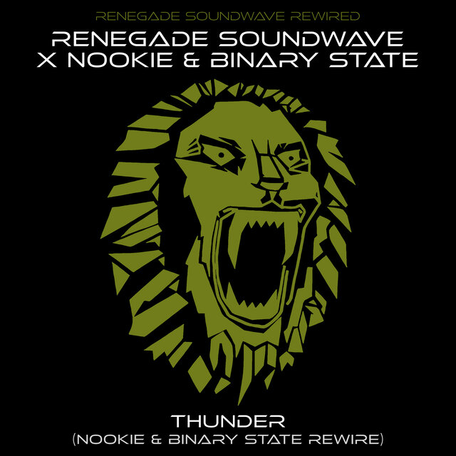 Cover art for album Thunder (Nookie & Binary State Rewire) by Renegade Soundwave
