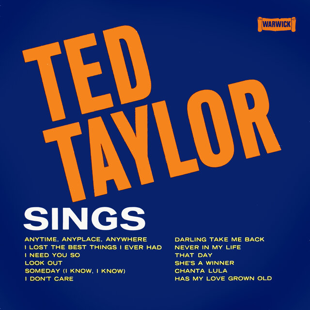 Ted Taylor Sings