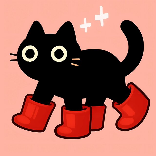 purr in boots.