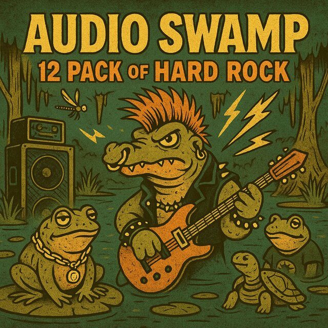 Audio Swamp 12 Pack of Hard Rock