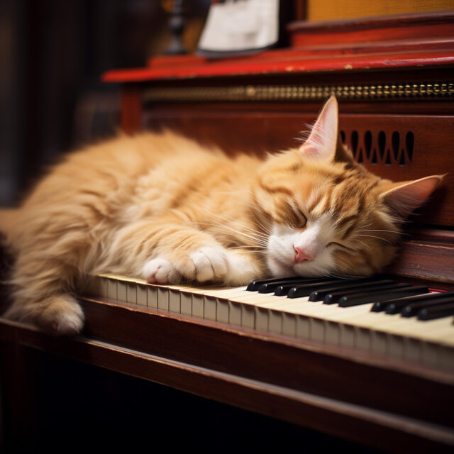 Melodías Felinas Armónicas: Piano Meditativo Para Gatos