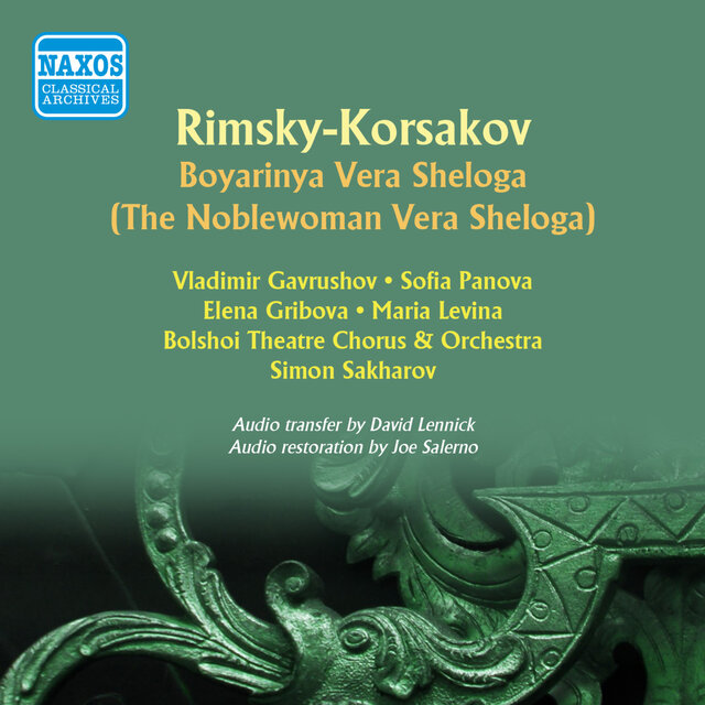 Cover art for album Rimsky-Korsakov: The Noblewoman Vera Sheloga, Op. 54 by Simon Sakharov