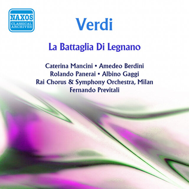 Cover art for album Verdi: La battaglia di Legnano (1951) by Fernando Previtali
