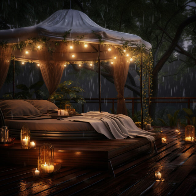 Spa Rain Symphony: Stereo Massage Bliss